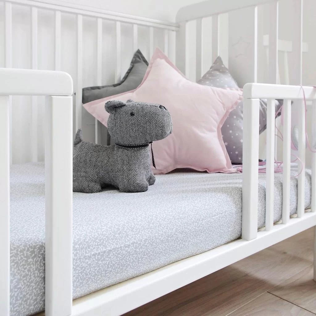 Woodies, Pinnasängyn (60x120 cm) Turvalaita Daybed, White