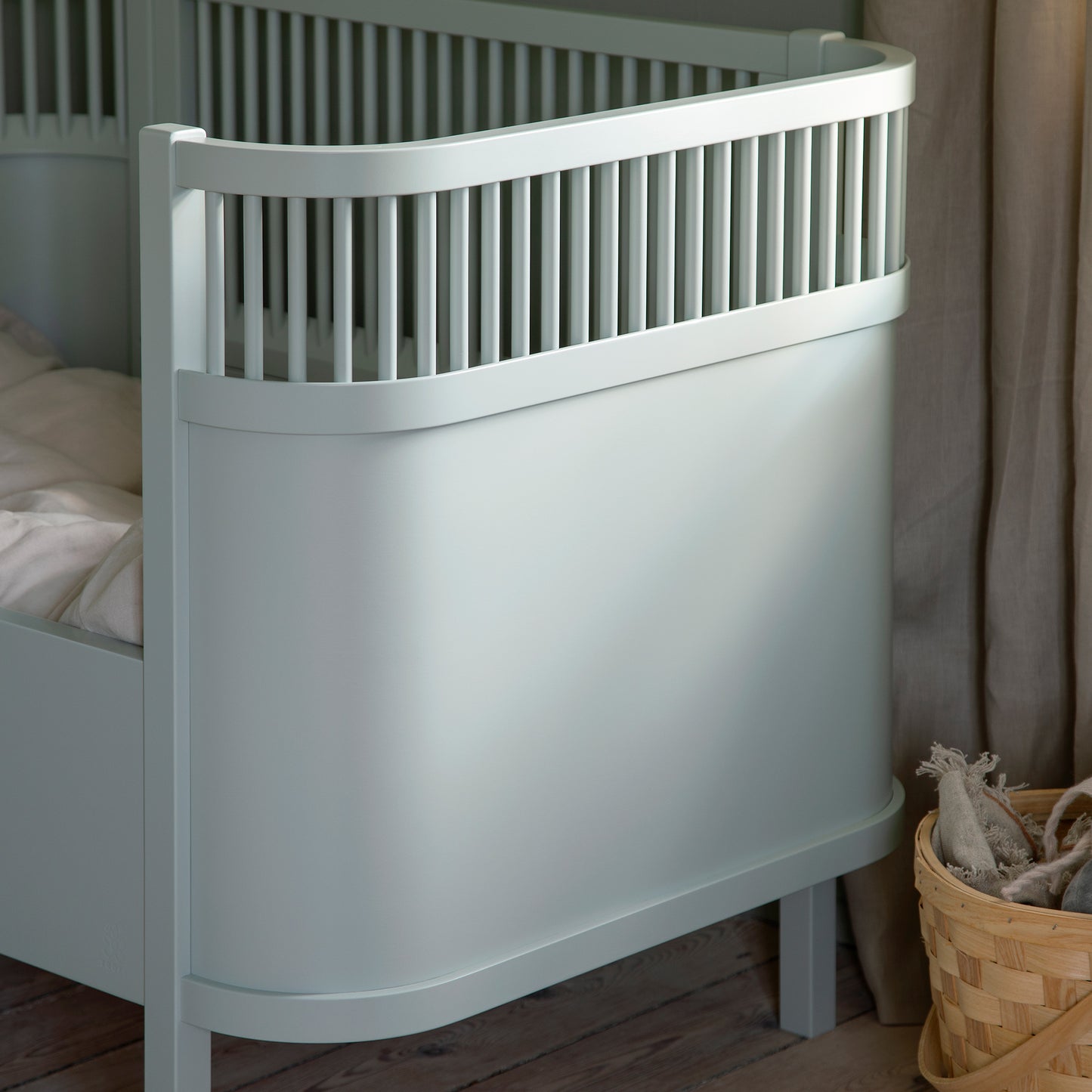 Zebra, Cot&Junior bed 2in1, Mist Green
