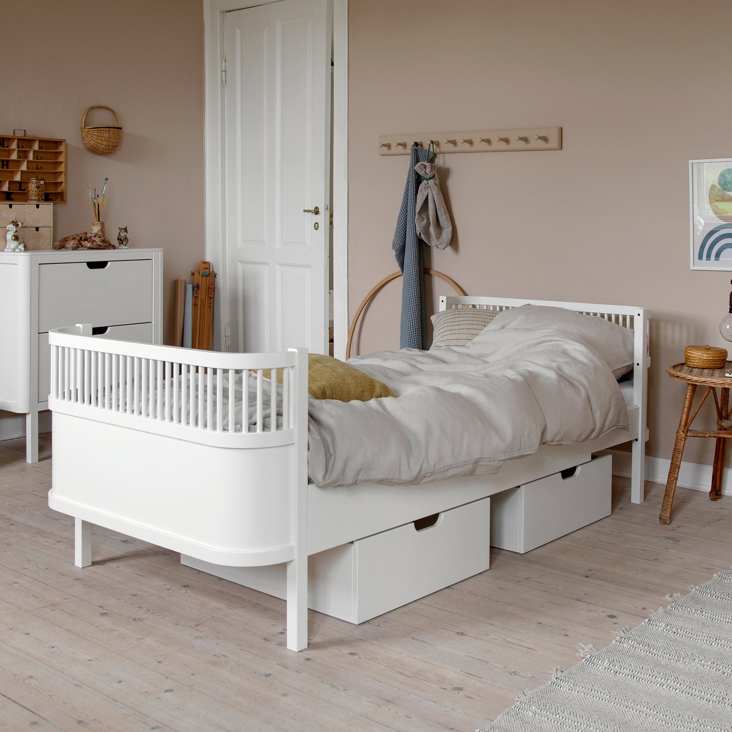 Zebra, Junior bed, Classic White