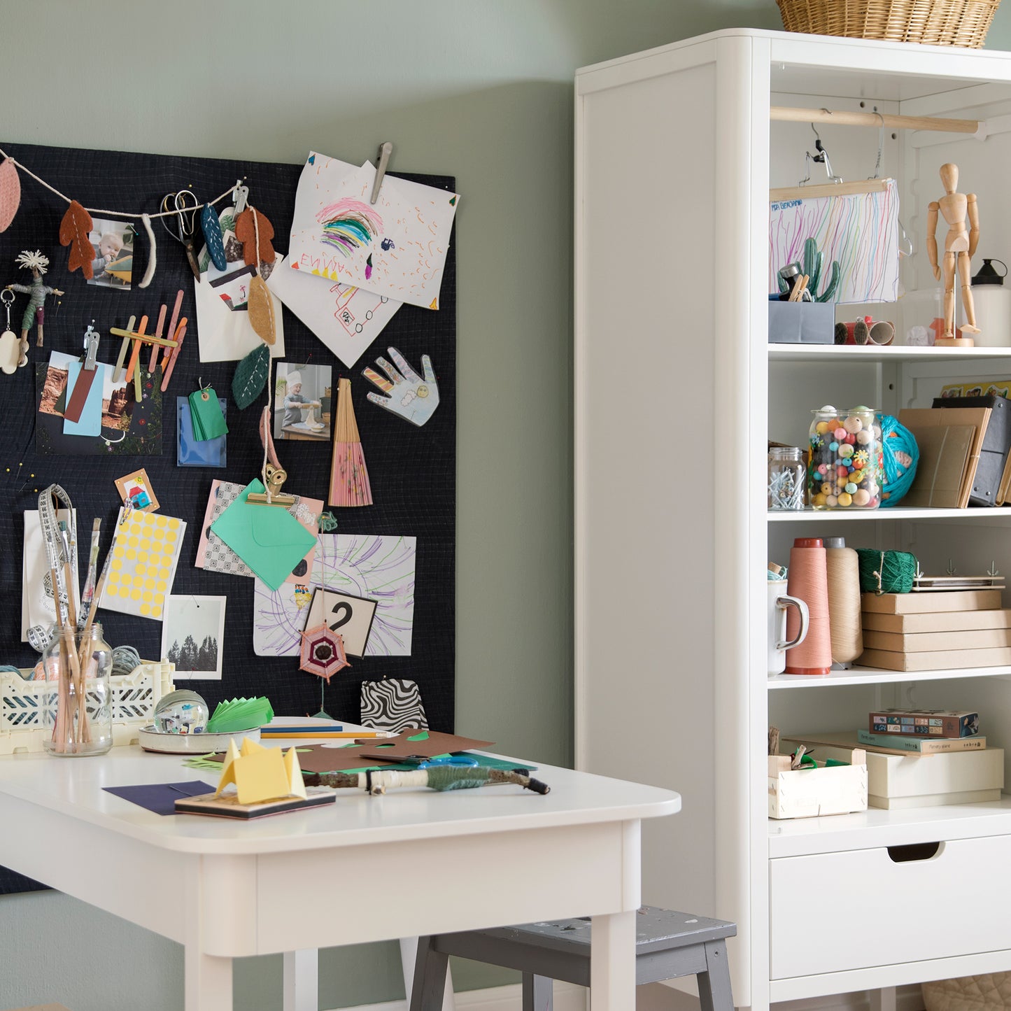 Zebra, Garderob, Enkeldörr, Klassisk Vit