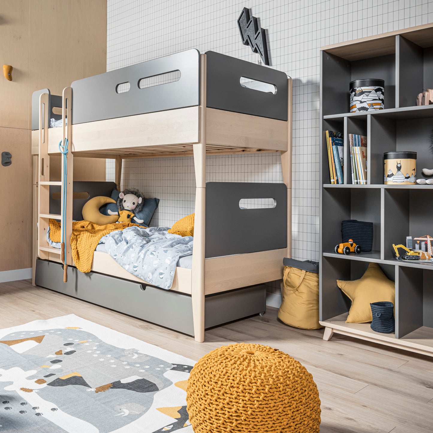 Inmondo, Minimondo Bunk Bed 90X200 cm, White