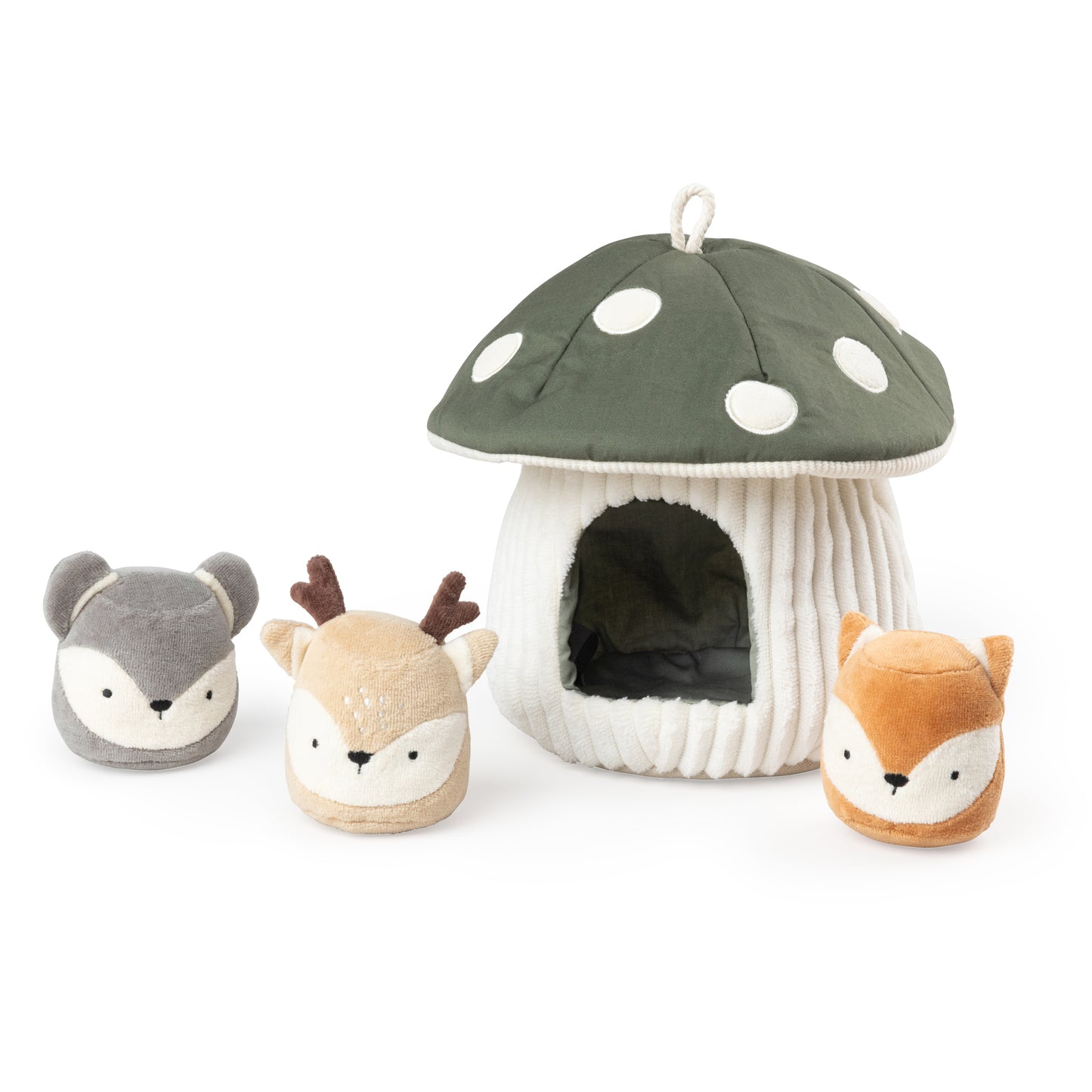 Zebra, Hide & seek Toy, Mushroom