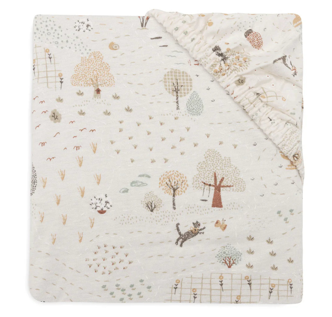 Jollein, Aluslakana, 70x140cm, Jersey Tiny Park