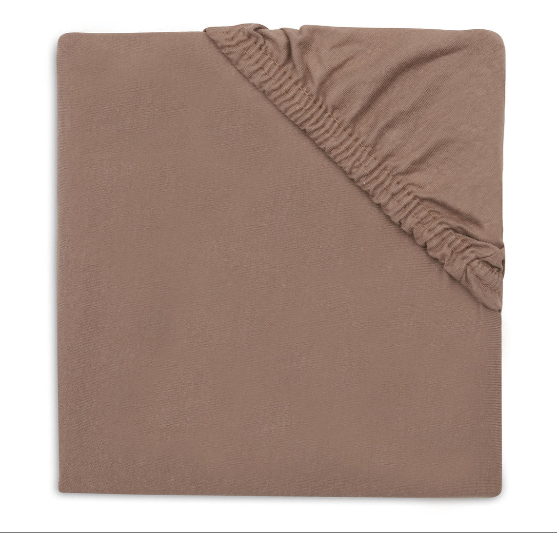 Jollein, Aluslakana, 60x120cm, Jersey Milky Coffee