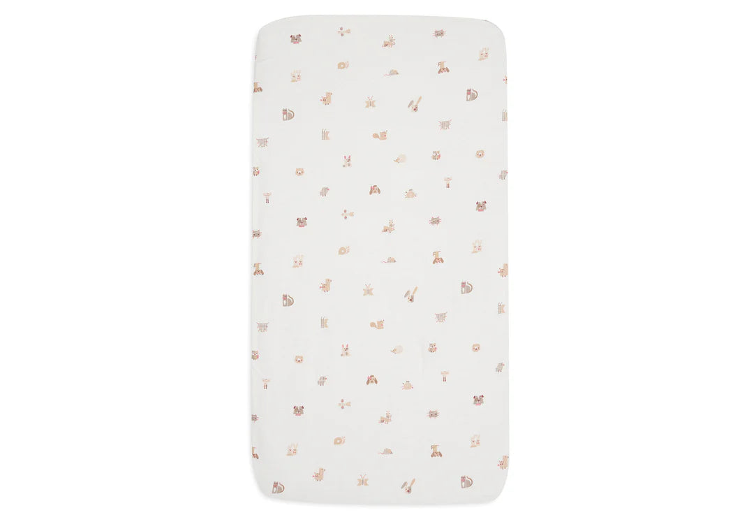 Jollein, Aluslakana, 70x140cm, Jersey Animal Friends