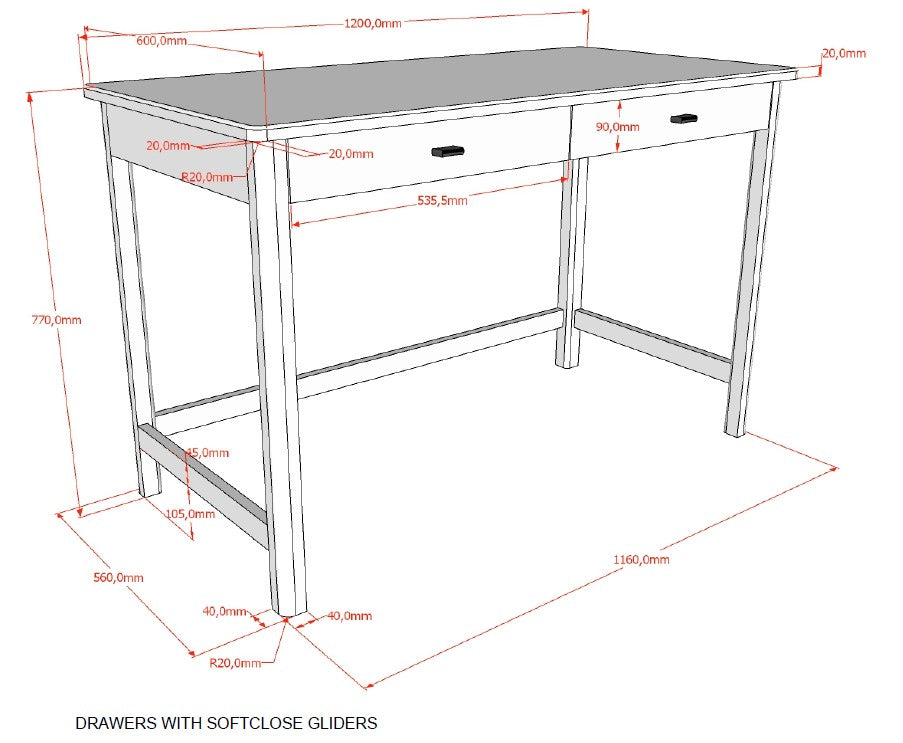 Vipack, Forrest Beech, Desk