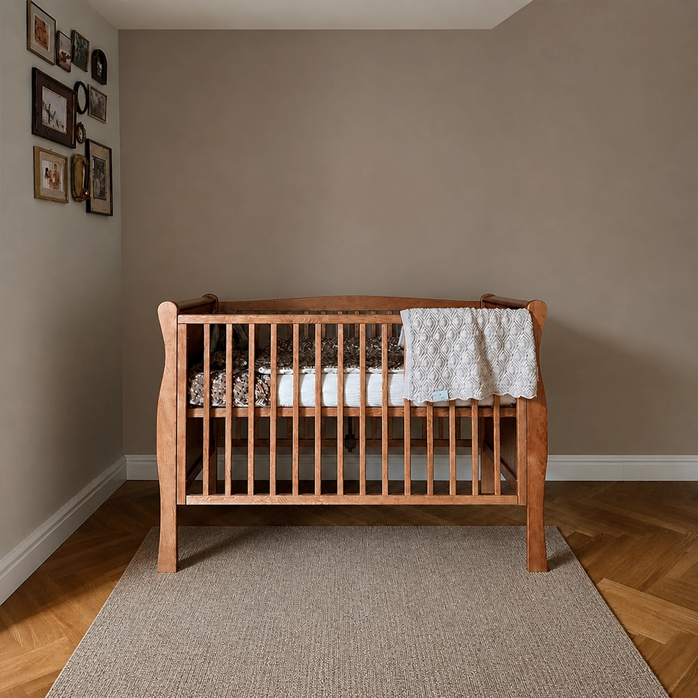 Woodies, Cot Noble 60x120 cm, Valnöt
