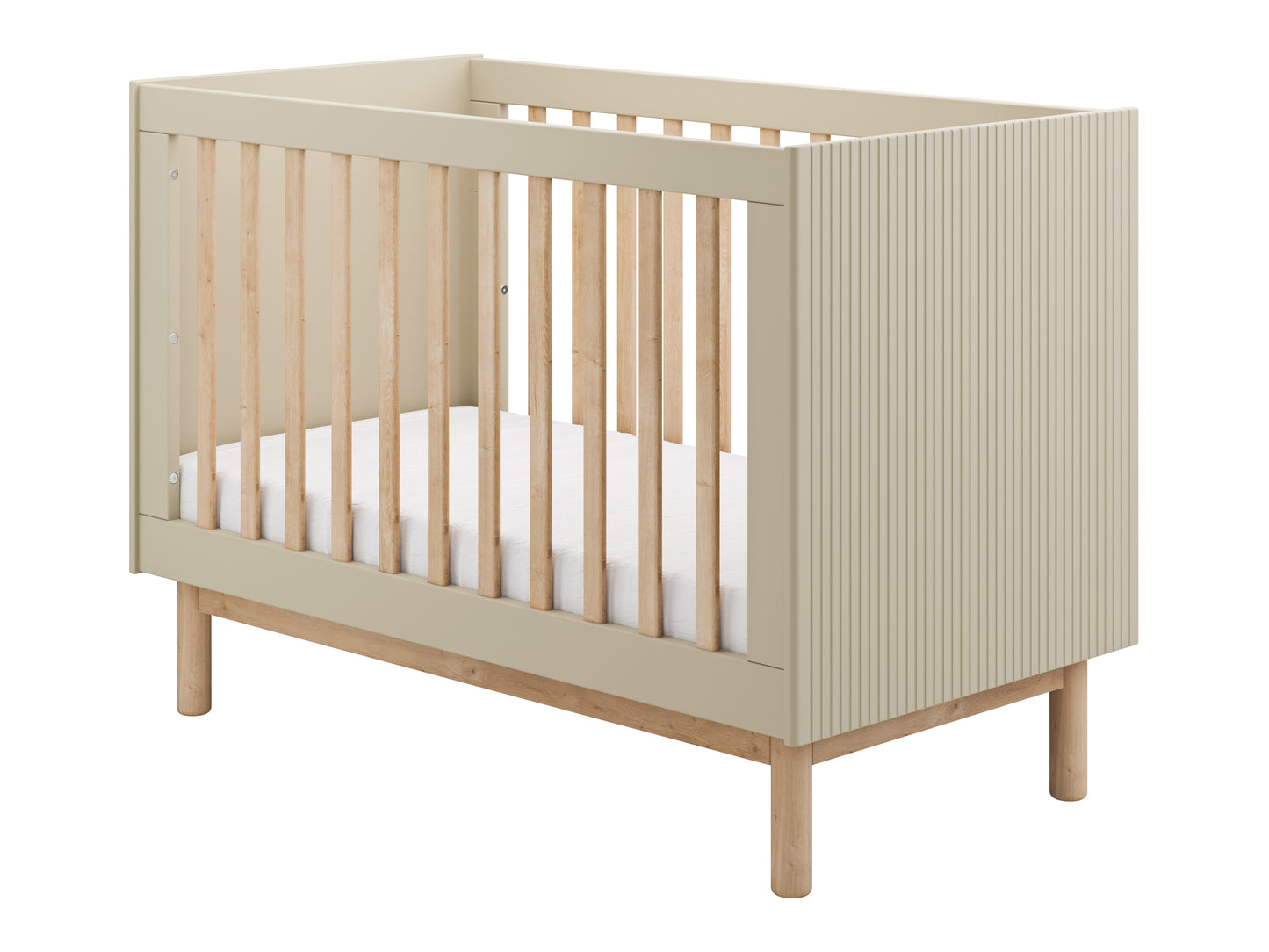 Pinio, Miloo Spjälsäng 60x120, Champagne