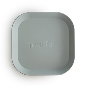 Mushie, Lautanen 2pc, Sage