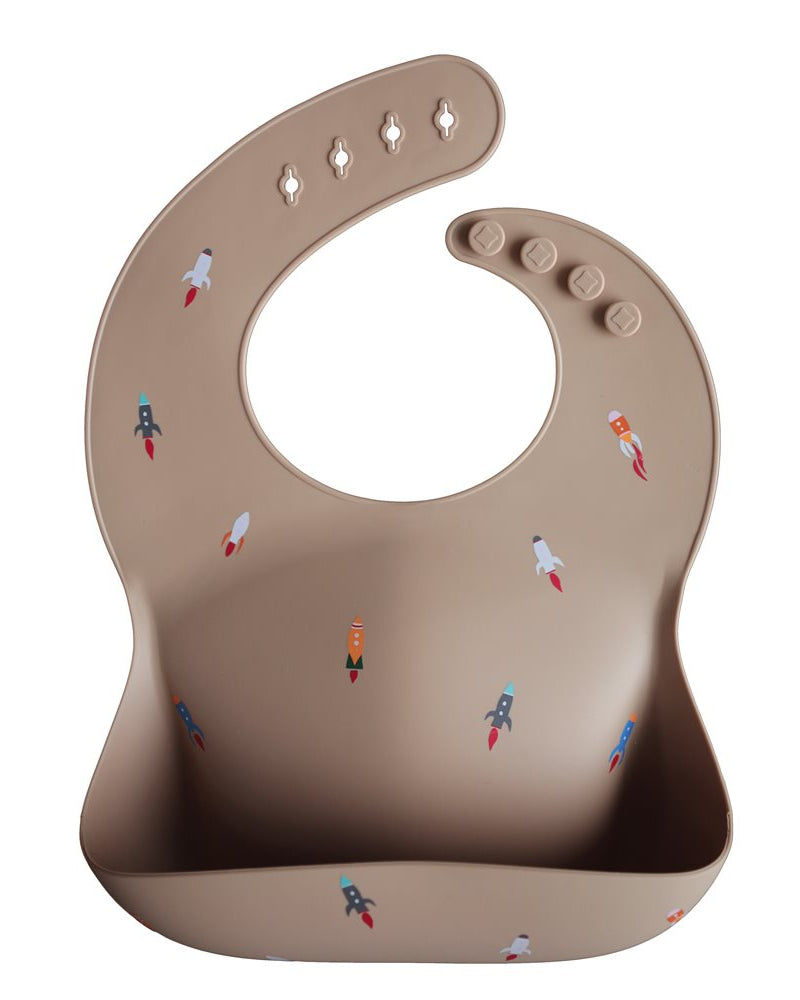 Mushie Bib, Silver Sage