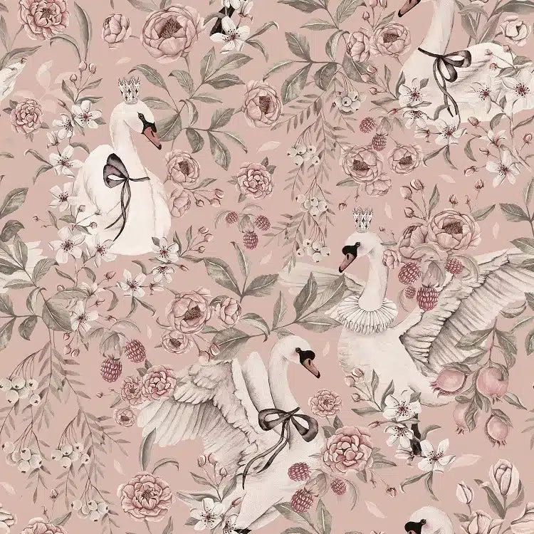 Swan Queen Blush, Wallpaper