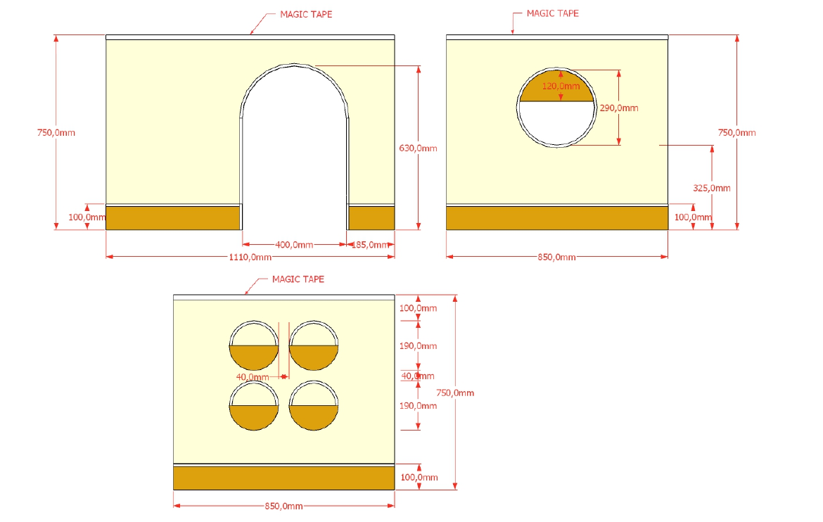 Vipack, Forrest, Loftsänghimmel, Beige