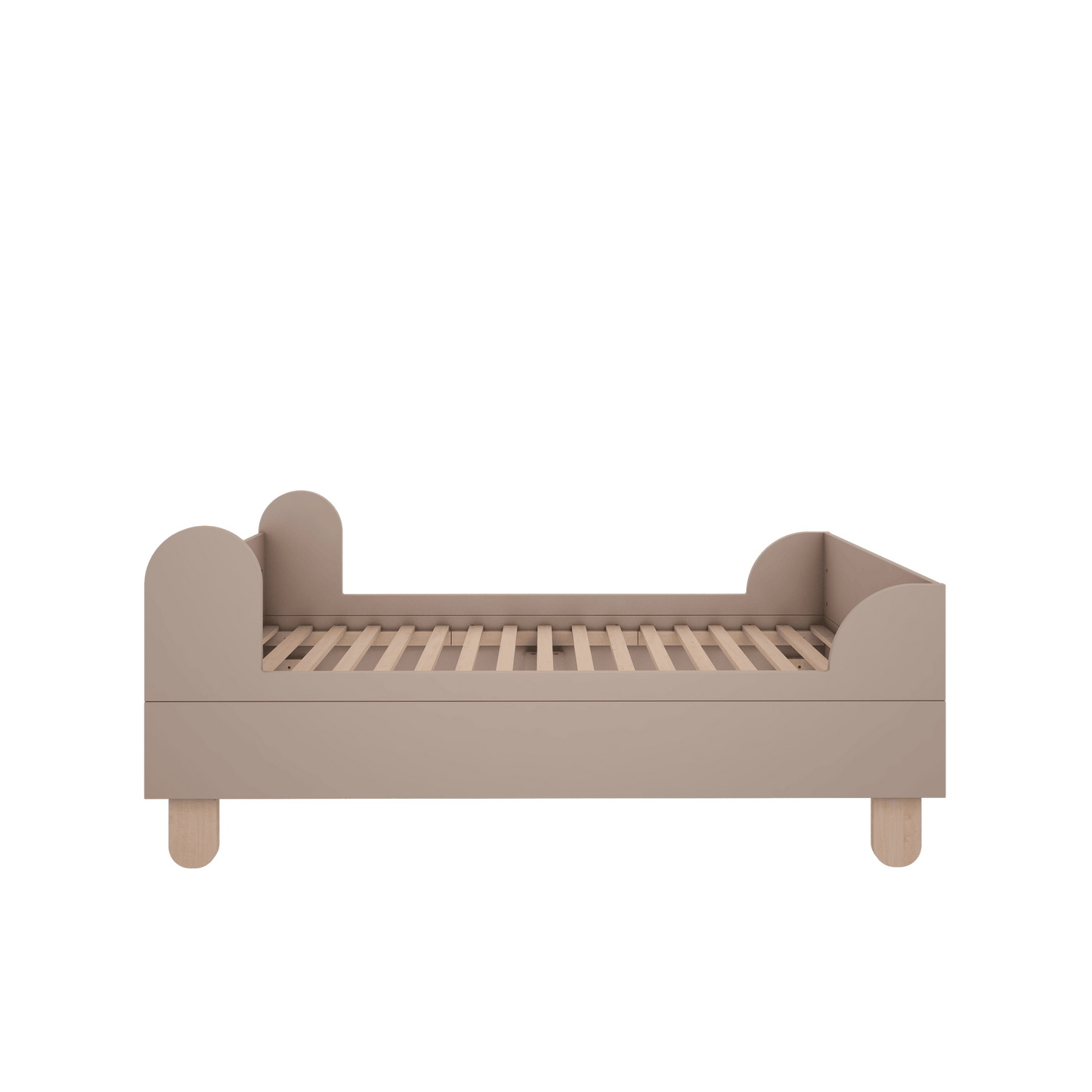 Wood Luck Design, Junior bed 80x160 cm, Basic Truffle
