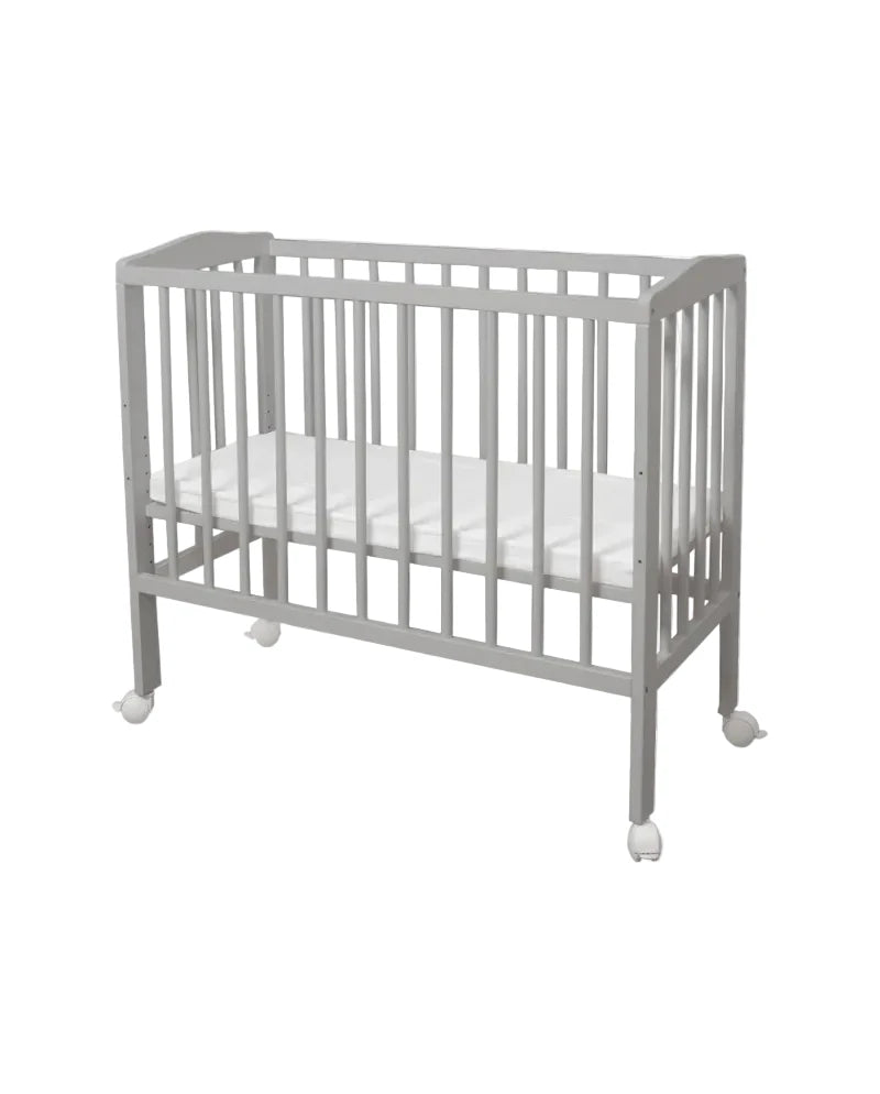 Waldin, Kehto 2-in-1 + Patja, Grey