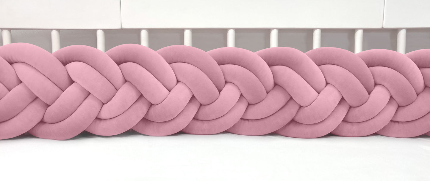 Reunapehmuste Dual Letti, Velvet Dirty Pink