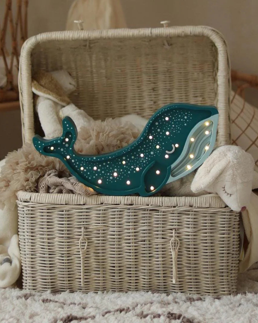Little Lights Yövalo, Whale Galaxy Teal