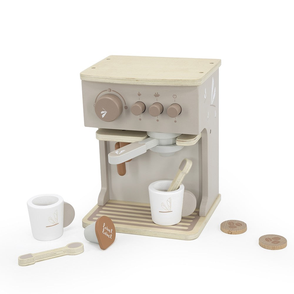 Etikett Etikett, Espressomaskin, Nougat