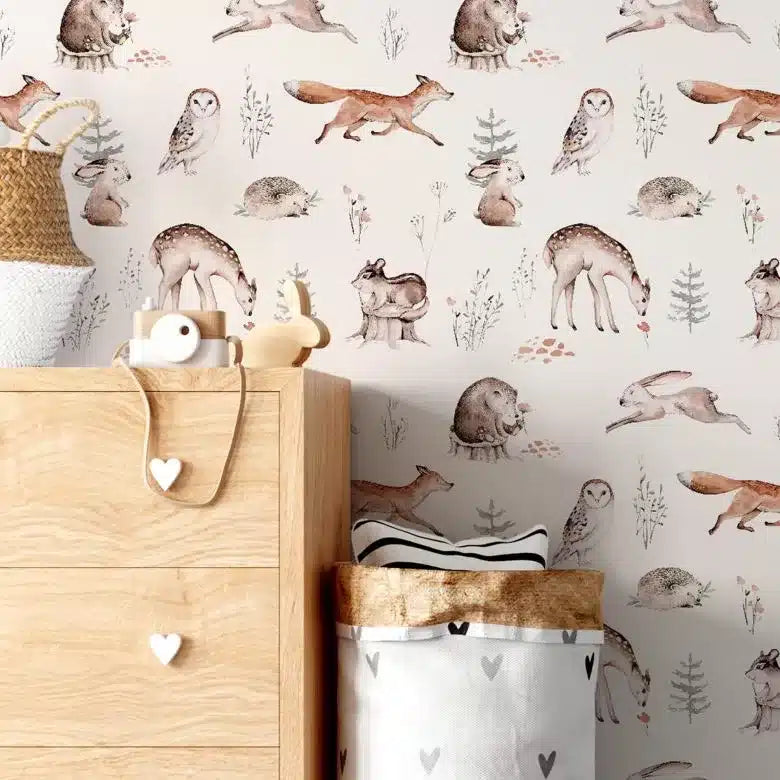 Scandinavian Forest, Wallpaper