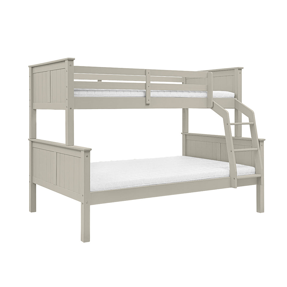 Inmondo, Collet Trio Bunk Bed with Headboard (Convertible), Cashmere