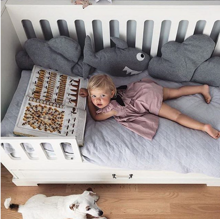 Bellamy, Ines, Spjälsäng 2 i 1, 70x140 cm, Vit