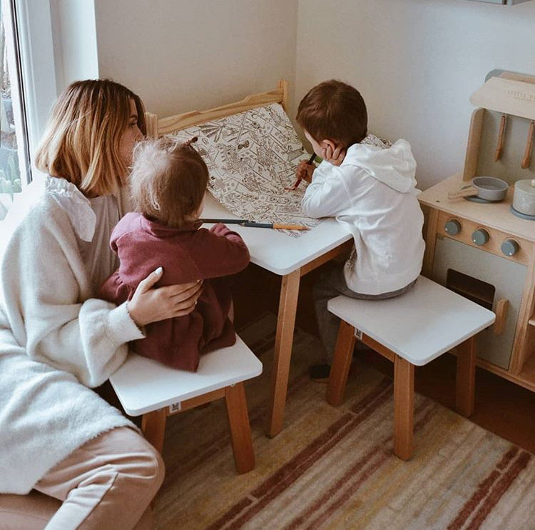 Bellamy, bord och stolar 2-delat set, Woody