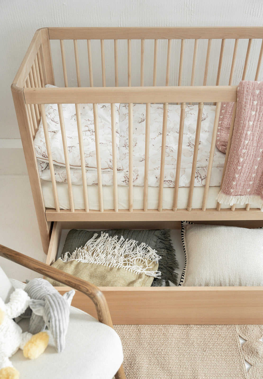 Pinio, Pure, Cot 60x120, Wood