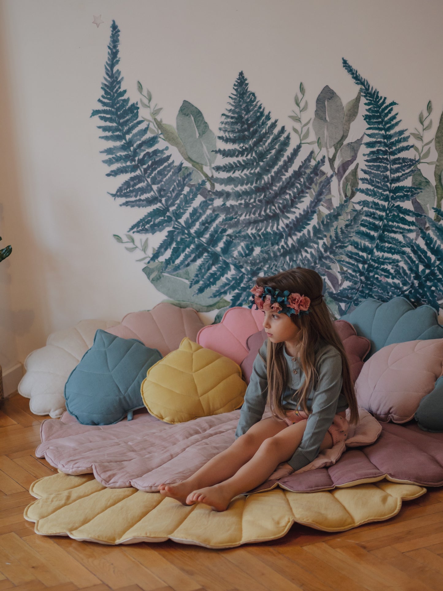 Moi Mili Playmat, Linen Shell "Powder Pink"