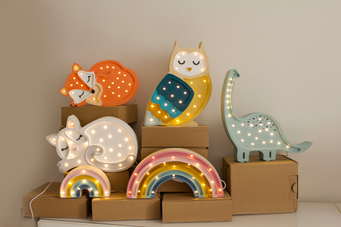 Little Lights Yövalo, Fox Wild Orange