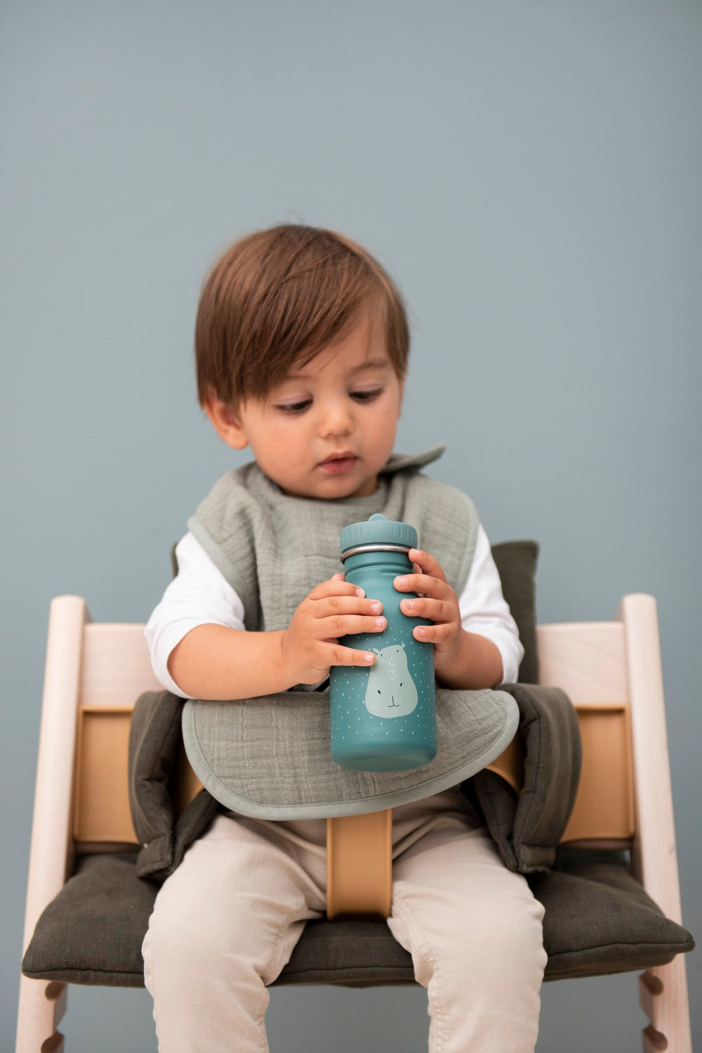 Trixie Baby, Drinking bottle 350 ml, Mr. Hippo