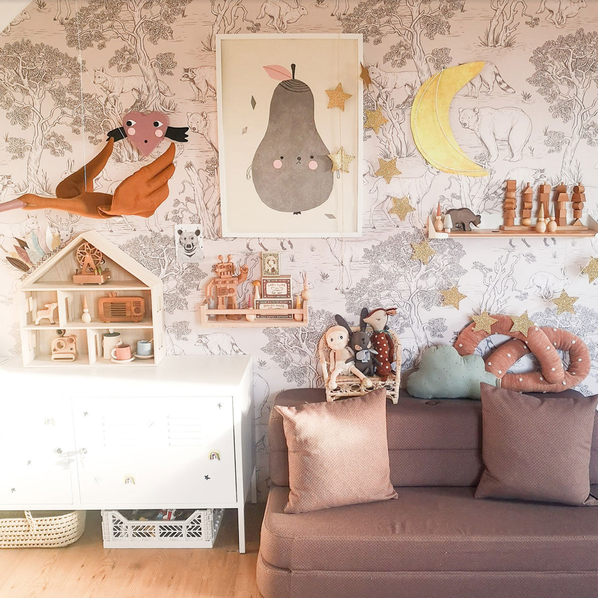 Naturliga djur, tapeter