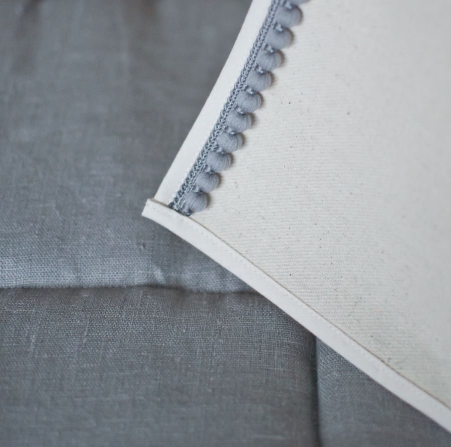 Hi Mili Play Tent Tiipii, Gray Pompom