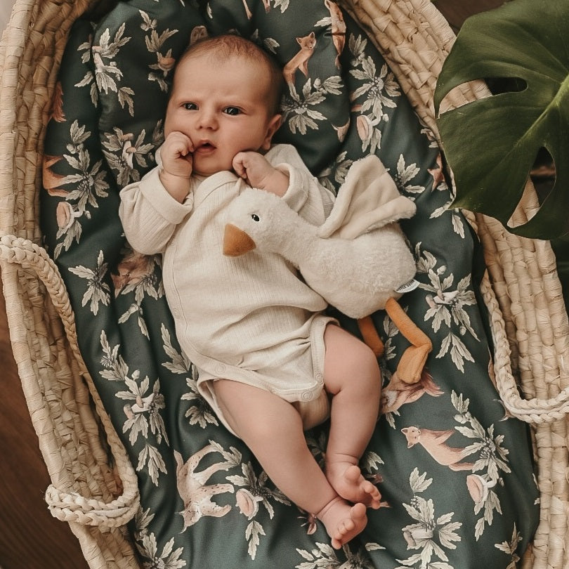 Påslakanset 100x135, Skogsgrön