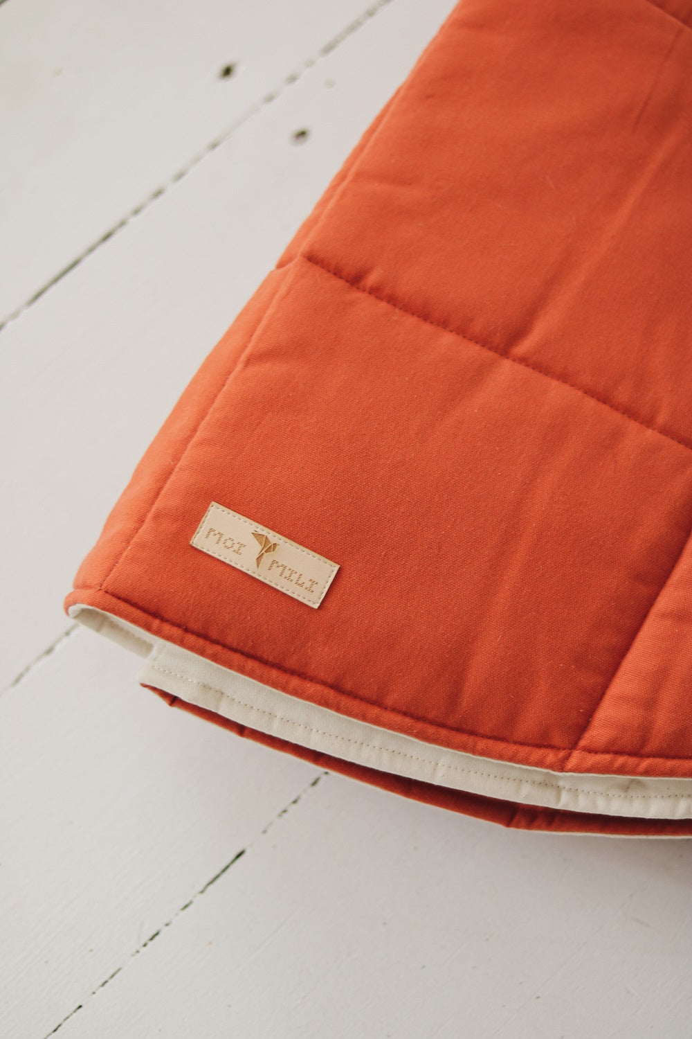 Moi Mili Playmat, Cotton Round "Red Fox"