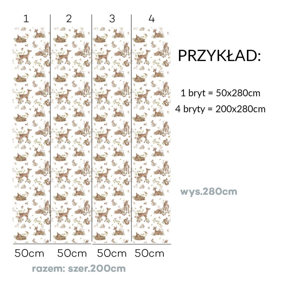 Deer Meadow White, Tapetti