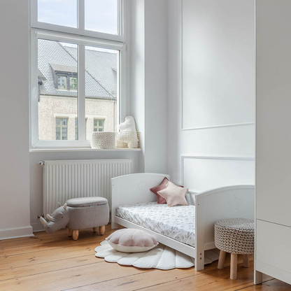 Woodies, Pinnasänky 2 IN 1, Starlight 70x140 cm, White