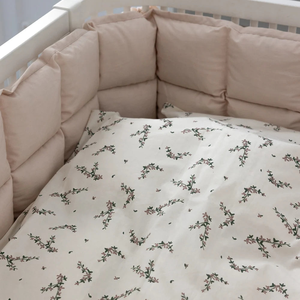 Zebra, Percale Duvet cover set 100x135 cm, Powder Blossom