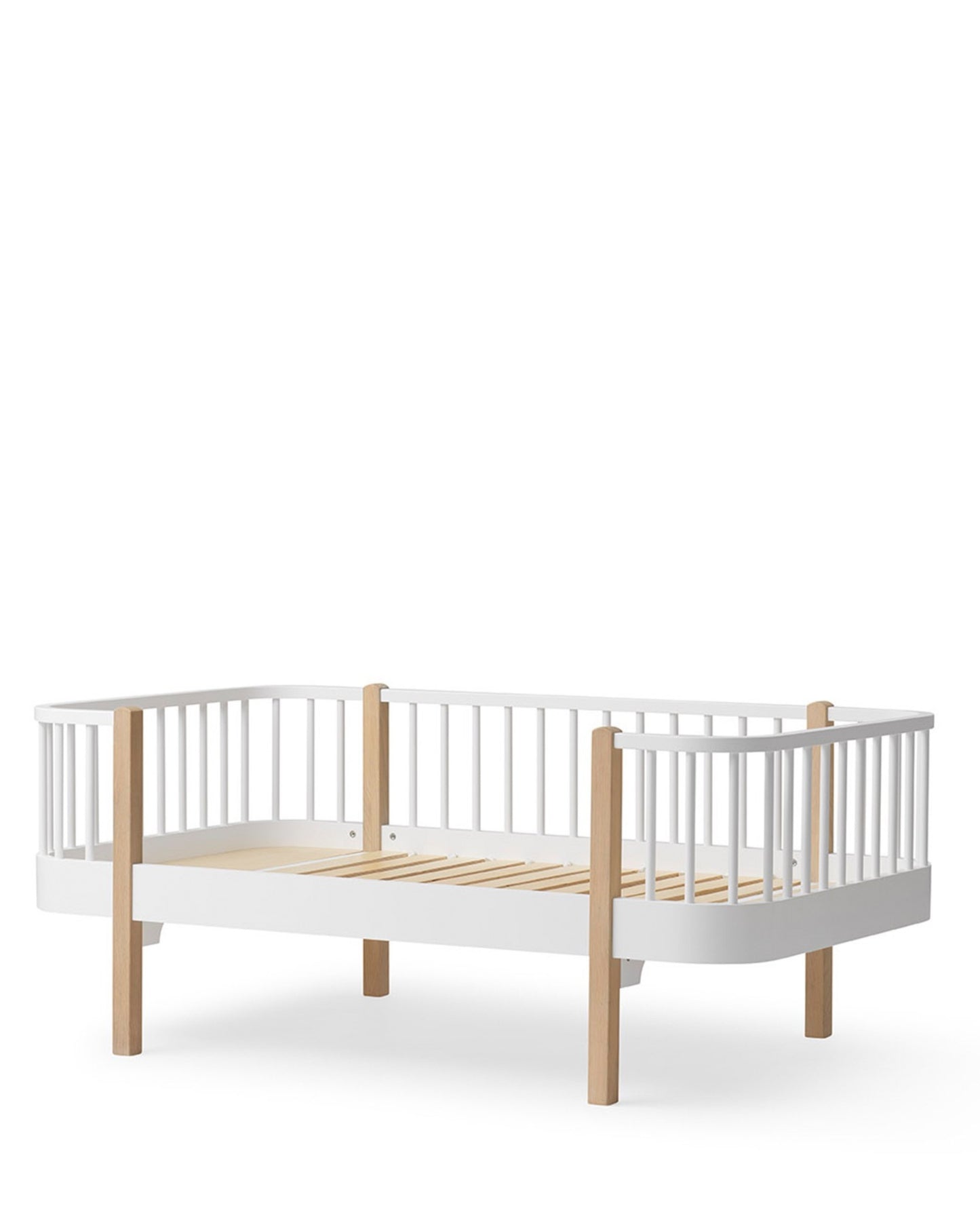 Oliver Furniture, Wood Original, Sohvasänky 90x160, White/Oak