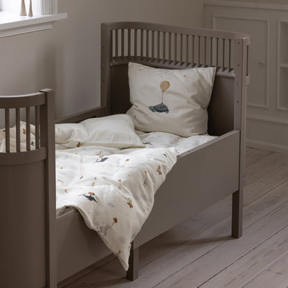 Sebra, Puuvillasatiini Pussilakanasetti 135x100 cm, World of Sebra