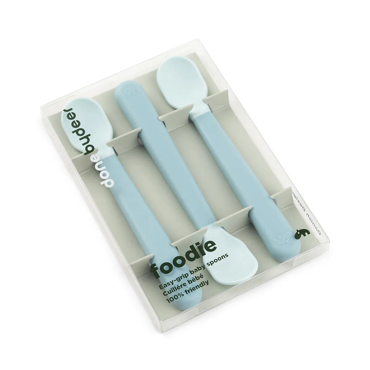 Foodie, Baby Spoons, 3-pack, blue