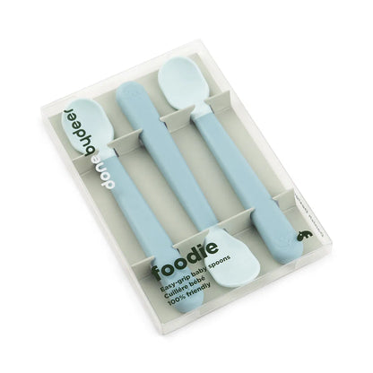 Foodie, Baby Spoons, 3-pack, blue