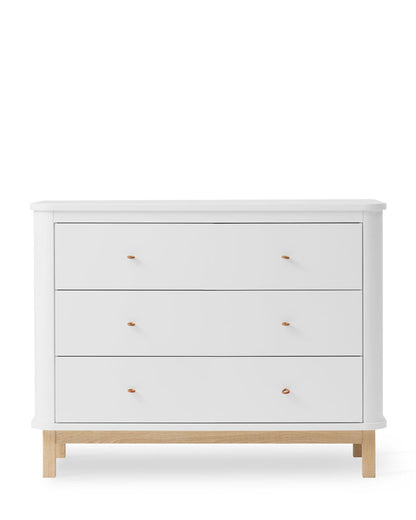 Oliver Furniture, Wood, Lipasto White/Oak