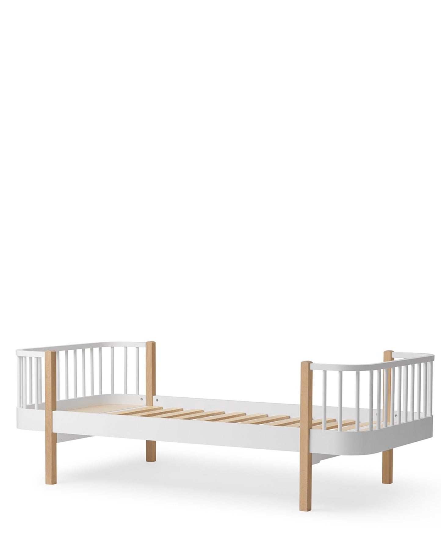 Oliver Furniture, Wood Original, Sänky 90x200, White/Oak
