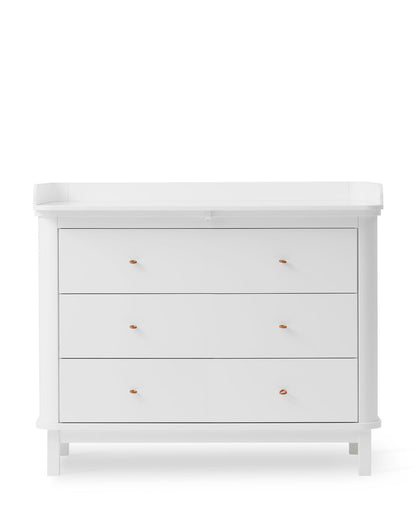 Oliver Furniture, Wood, Lipasto Hoitotasolla, White