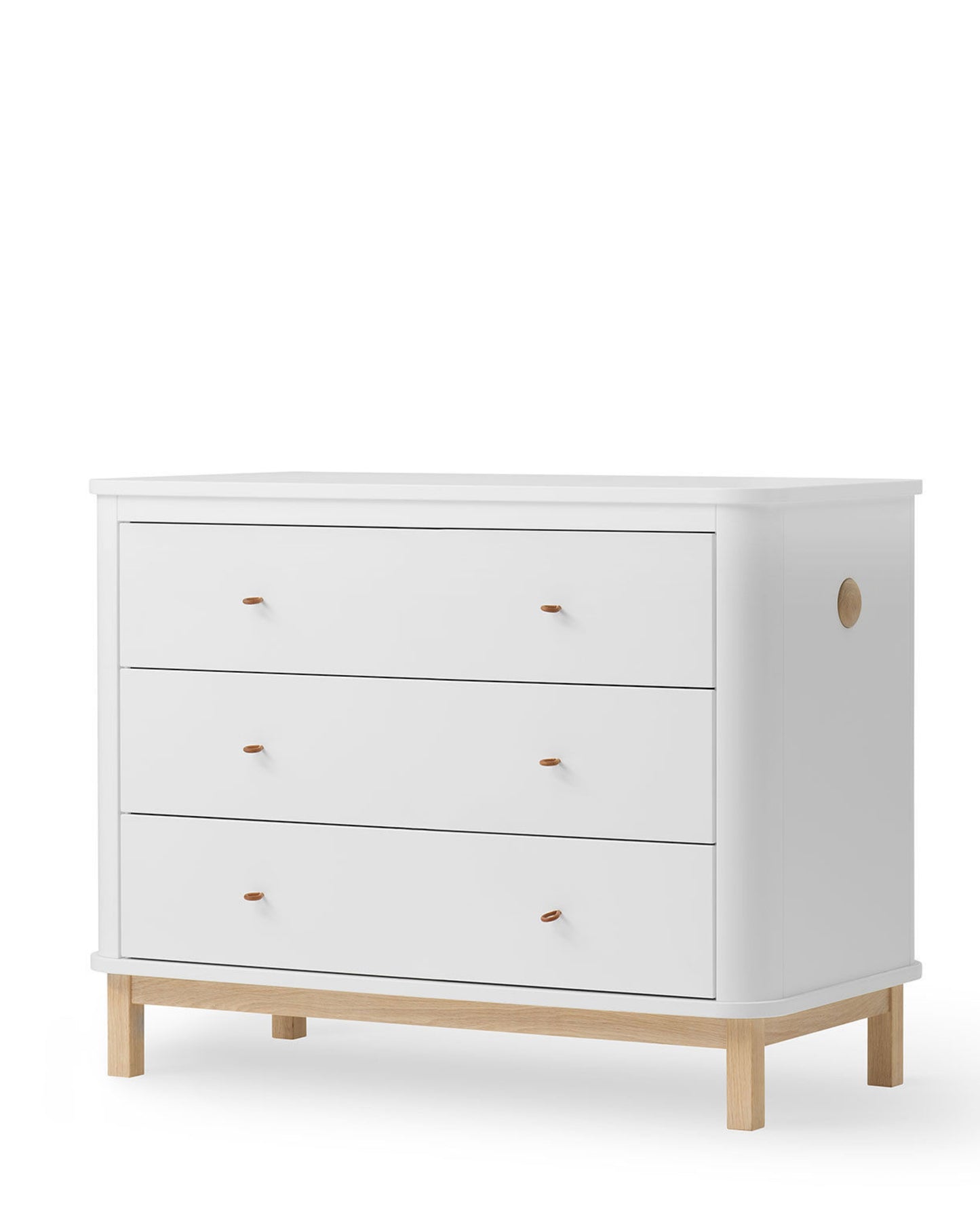 Oliver Furniture, Wood, Lipasto White/Oak