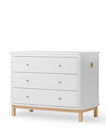 Oliver Furniture, Wood, Lipasto White/Oak