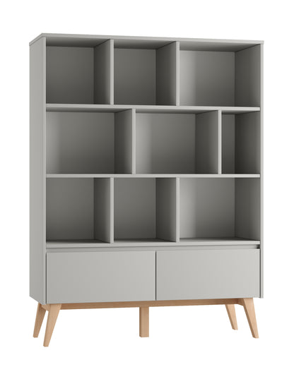 Pinio, Gungbokhylla 120 cm, Grå