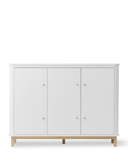 Oliver Furniture, Wood Senkki, White/Oak