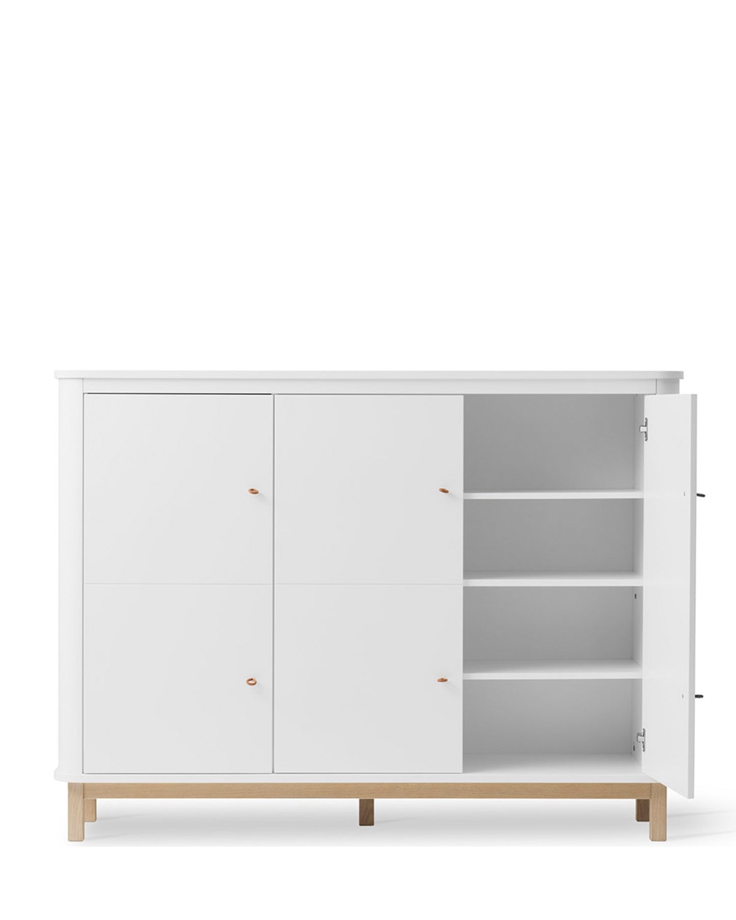 Oliver Furniture, Wood Senkki, White/Oak