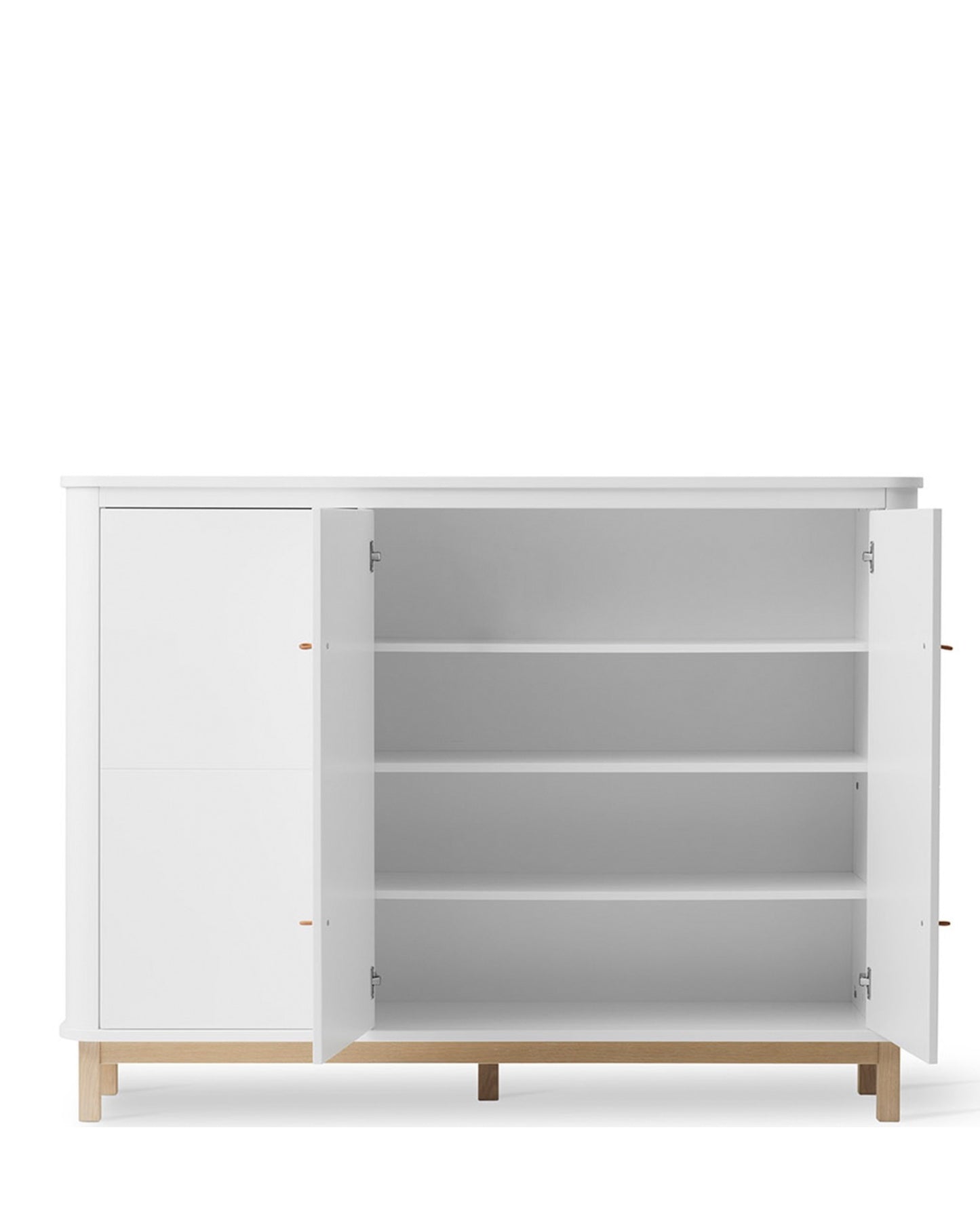 Oliver Furniture, Wood Senkki, White/Oak
