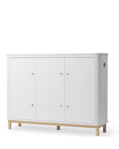 Oliver Furniture, Wood Senkki, White/Oak